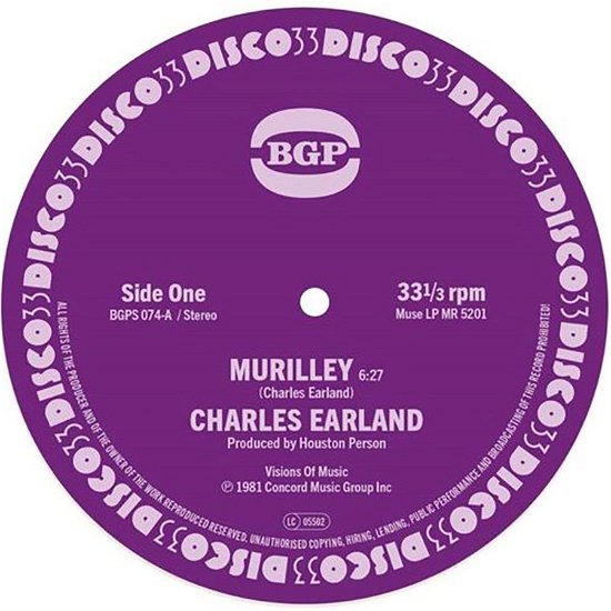 Cover for Charles Earland · Murilley / Leaving This Planet (7&quot;) (2024)
