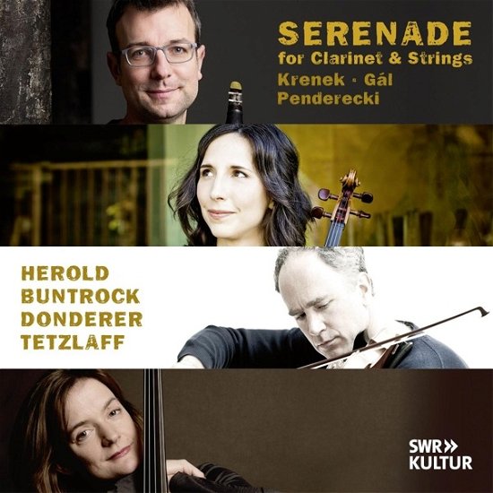 Serenade For Clarinet & Strings - Kilian Herold & Barbara Buntrock & Florian Donderer  & Tanja Tetzlaff - Musikk - AVI - 4260085535378 - 3. mai 2024