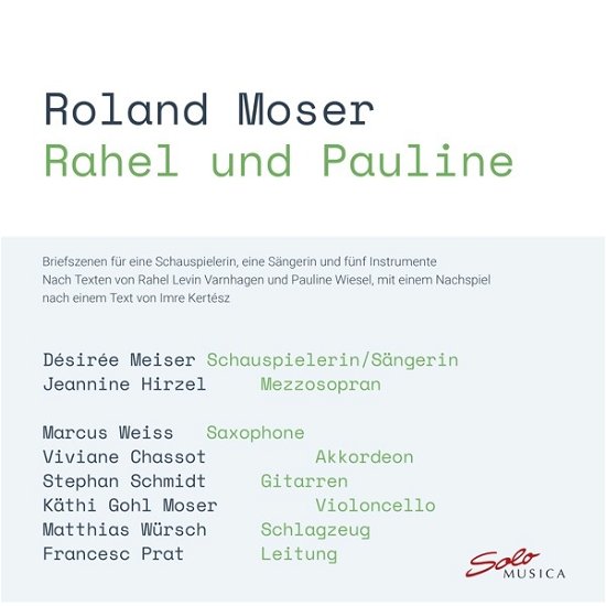 Moser / Meiser / Hirzel / Wursch · Rahel Und Pauline (CD) (2024)
