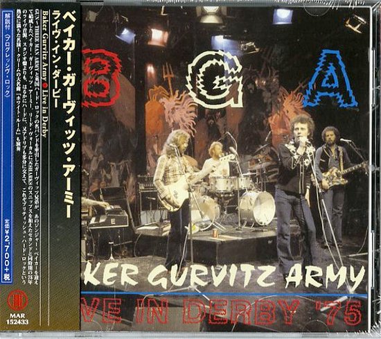 Cover for Baker Gurvitz Army · Live in Derby (CD) [Japan Import edition] (2015)