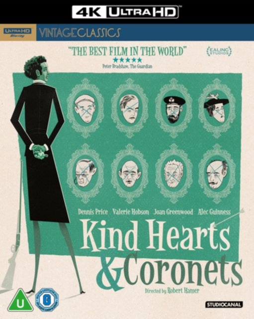 Cover for Robert Hamer · Kind Hearts And Coronets (4K Ultra HD) (2024)