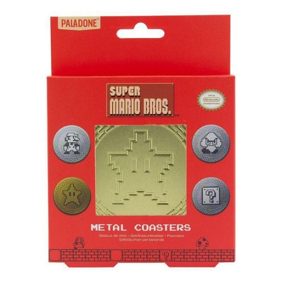 Super Mario: Metal Coasters - Paladone - Merchandise - Paladone - 5055964798956 - 