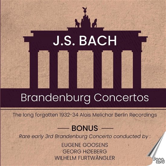 Cover for Bach,j.s. / Goldberg / Kern / Bottermund · Brandenburg Concertos (CD) (2024)