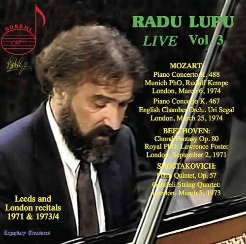 Cover for Beethoven,l.v. / Brahms / Chopin / Lupu · Radu Lupu Live, Vol. 3 (CD) (2024)