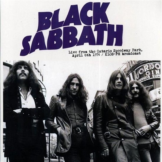 Cover for Black Sabbath · Live From The Ontario Speedway Park. April 6Th 1974 / Klos (Pink Vinyl) (LP) (2023)