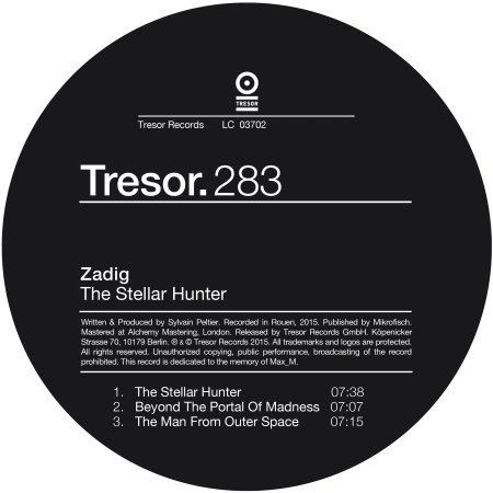 Cover for Zadig · The Stellar Hunter EP (LP) (2016)