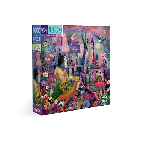 Cover for Eeboo · Puzzle 1000 Pcs - Cat And Castle - (epztcac) (Toys)