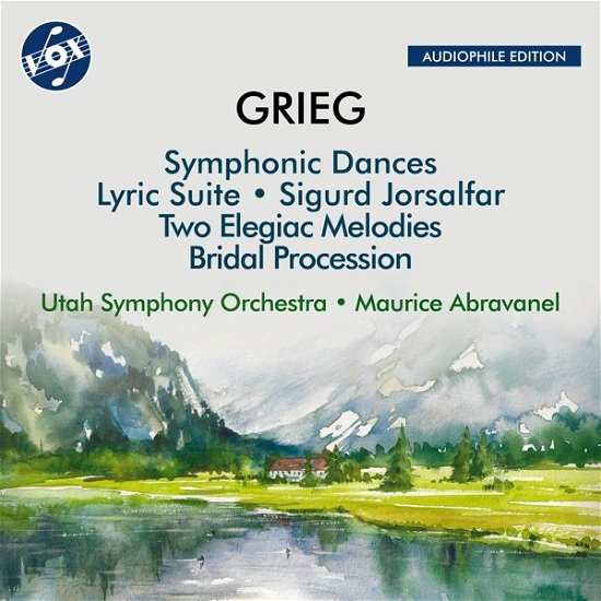 Cover for Utah Symphony Orchestra · Edvard Grieg: Symphonic Dances, Op. 64; Bridal Procession Passes By, Op. 19; Sigurd Jorsalfar, Op. 56 (CD) (2024)