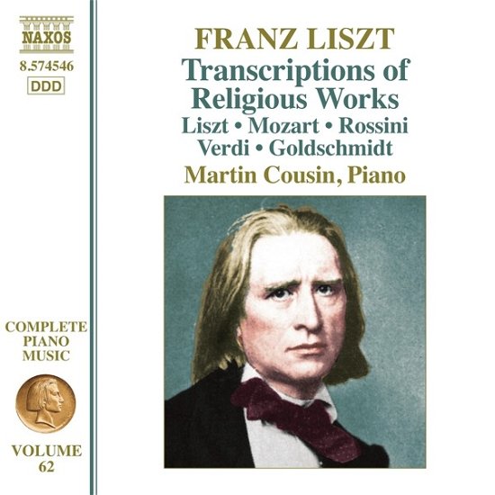 Cover for Martin Cousin · Franz Liszt: Transcriptions of Religious Works (CD) (2024)
