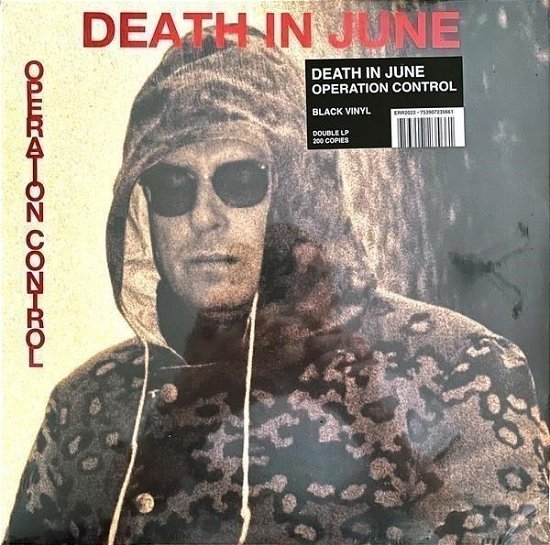 Cover for Death in June · Operation Control (LP) (2024)