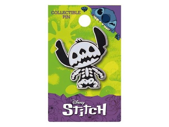Cover for Lilo &amp; Stitch · LILO &amp; STITCH - Skeleton Stitch - Enamel Pin (Legetøj)