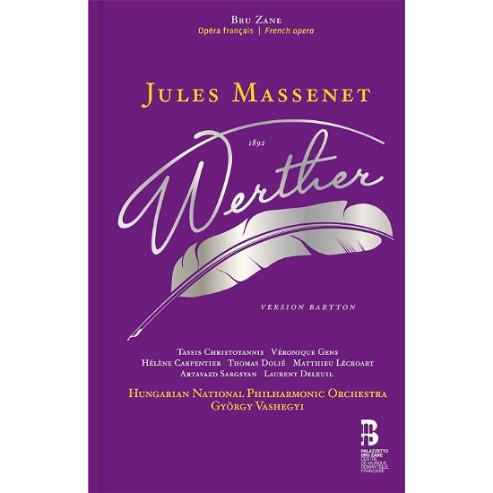 Cover for Hungarian National Philharmonic Orchestra · Jules Massenet: Werther (CD) [Baritone edition] (2024)