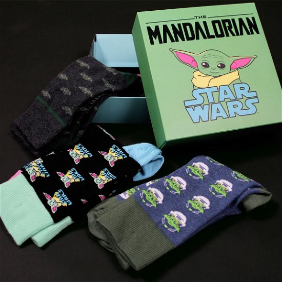 Cover for Star Wars · Star Wars: The Mandalorian Socken 3er-Pack Grogu 3 (MERCH) (2023)