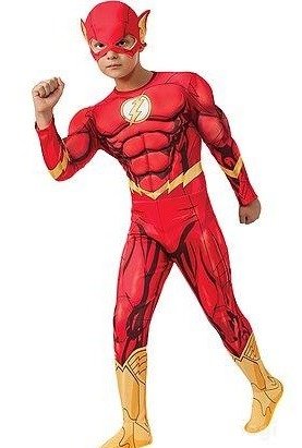 Cover for Rubie's Costume Co · Rubies - The Flash - Deluxe Muscle Chest Costume -Large (Leksaker)
