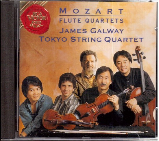 Cover for Mozart / Galway / Tokyo String Quartet · Flute Quartets (CD) (2007)