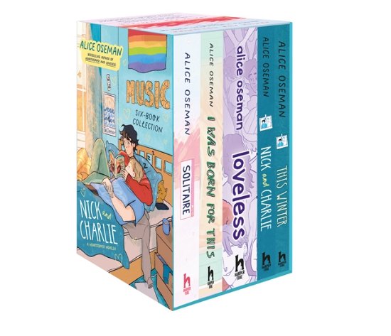 Cover for Alice Oseman · Alice Oseman Five-Book Collection Box Set (Solitaire, I Was Born For This, Loveless, Nick and Charlie, This Winter) (Buch)
