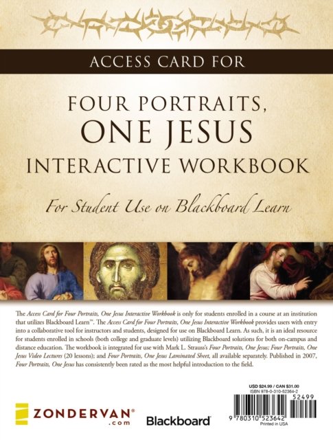 Cover for Mark L. Strauss · Access Card for Four Portraits, One Jesus Interactive Workbook: For Student Use on Blackboard Learn (Drucksachen) (2015)
