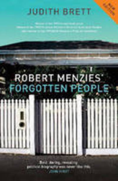 Cover for Judith Brett · Robert Menzies' Forgotten People (Taschenbuch) (2024)