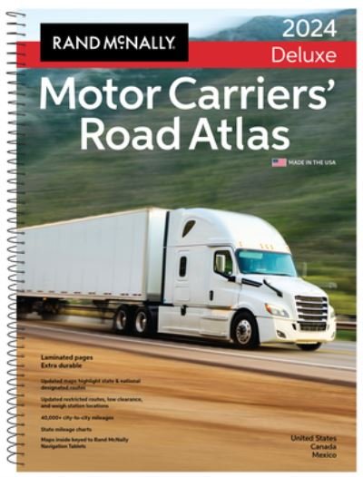 Cover for Rand McNally · Rand Mcnally 2024 Deluxe Motor Carriers' Road Atlas (Buch) (2023)