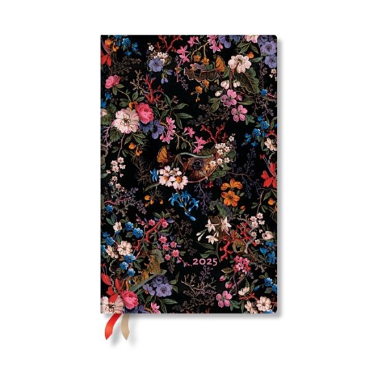 Cover for Paperblanks · Floralia (William Kilburn) Maxi 12-month Vertical Hardback Dayplanner 2025 (Elastic Band Closure) (Innbunden bok) (2024)