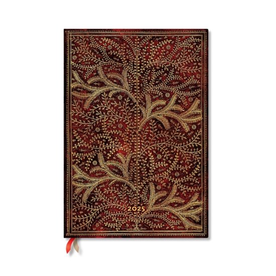 Cover for Paperblanks · Wildwood (Tree of Life) Grande 12-month Vertical Hardback Dayplanner 2025 (Elastic Band Closure) - Tree of Life (Hardcover Book) (2024)