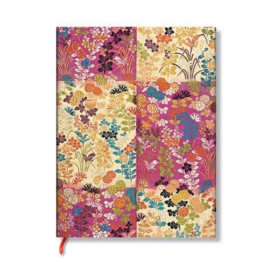 Cover for Paperblanks · Kara-ori Pink (Japanese Kimono) Ultra Lined Softcover Flexi Journal (Elastic Band Closure) - Japanese Kimono (Paperback Book) (2024)