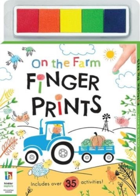 Cover for Hinkler Pty Ltd · Finger Prints On the Farm - Finger Prints Kit (Book) (2022)