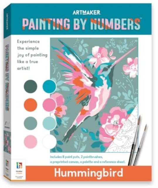 Cover for Hinkler Pty Ltd · Painting by Numbers: Hummingbird - Paint by Numbers (Paperback Book) (2022)