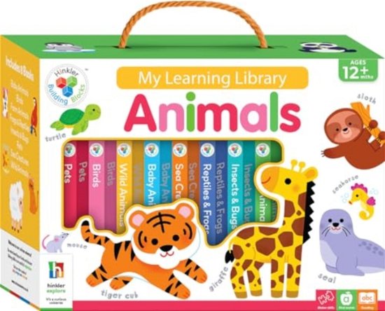 Cover for Hinkler Pty Ltd · Building Blocks Learning Library: Animals - Learning Library (Paperback Book) (2022)