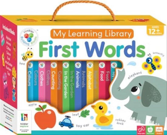 Cover for Hinkler Pty Ltd · Building Blocks Learning Library: First Words - Learning Library (Taschenbuch) (2022)