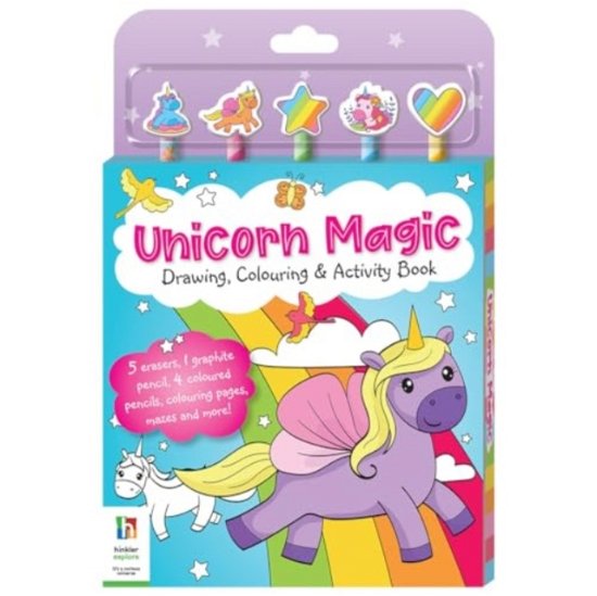 Unicorn Magic Drawing - Colouring & Activity Set - Hinkler Pty Ltd - Bøger - Hinkler Books - 9781488958212 - 1. juli 2023