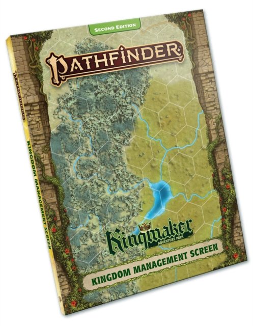 Pathfinder Kingmaker Kingdom Management Screen (P2) - Paizo Staff - Board game - Paizo Publishing, LLC - 9781640784321 - November 8, 2022