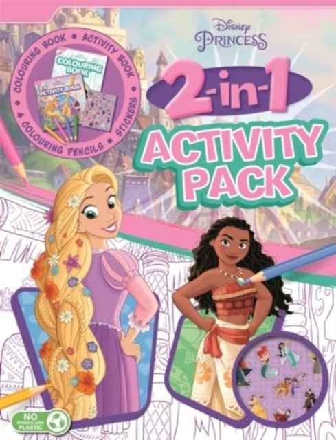 Cover for Walt Disney · Disney Princess: 2-in-1 Activity Pack (Paperback Book) (2023)