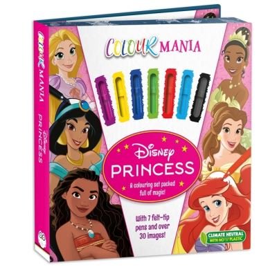 Cover for Walt Disney · Disney Princess: Colourmania (Paperback Book) (2024)