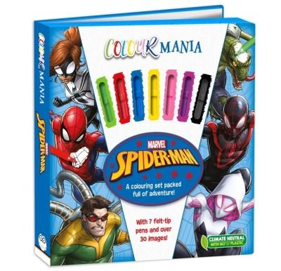 Cover for Marvel Entertainment International Ltd · Marvel Spider-Man: Colourmania (Paperback Bog) (2024)