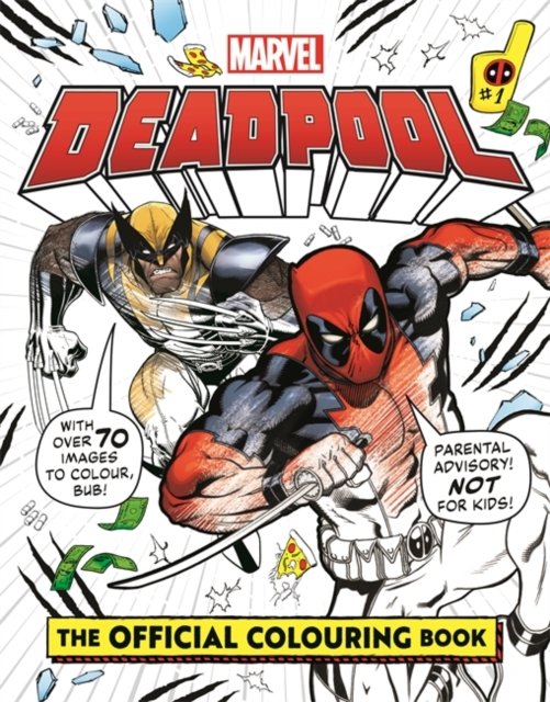 Cover for Marvel Entertainment International Ltd · Marvel's Deadpool: The Official Colouring Book (Paperback Bog) (2024)