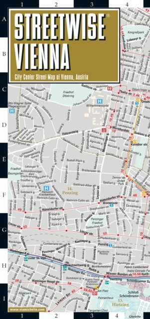 Cover for Michelin · Streetwise Vienna Map - Laminated City Center Street Map of Vienna, Austria (Landkarten) (2023)