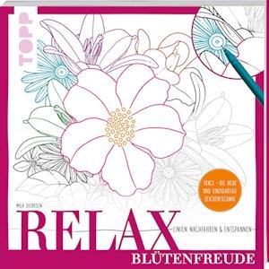Cover for Relax Blumen · Linien Nachfahren &amp; Entspannen (Bog)