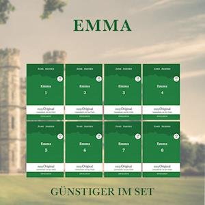 Cover for Jane Austen · Emma - Teile 1-8 (Buch + Audio-Online) - Lesemethode von Ilya Frank - Zweisprachige Ausgabe Englisch-Deutsch (Buch) (2023)