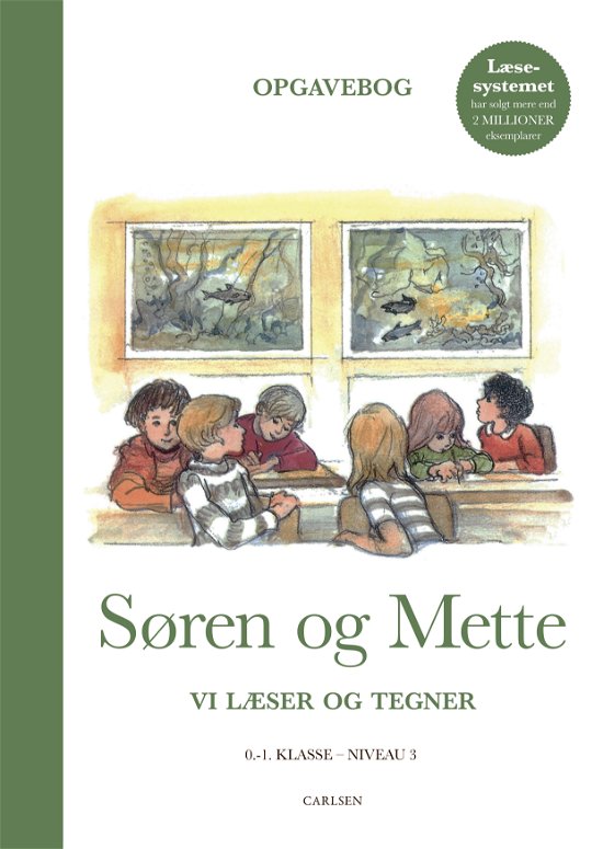 Cover for Ejvind Jensen; Knud Hermansen · Søren og Mette: Søren og Mette: Vi læser og tegner (Opgavebog 3, 0.-1. klasse) (Hæftet bog) [2. udgave] (2024)
