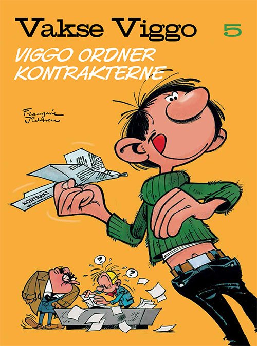 Cover for Franquin · Vakse Viggo: Vakse Viggo 5: Viggo ordner kontrakterne (Heftet bok) [1. utgave] (2024)