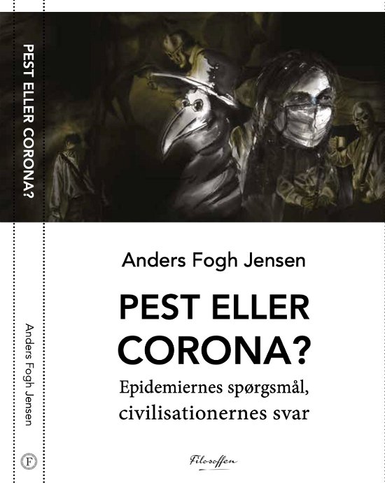 Cover for Anders Fogh Jensen · Pest eller corona? (Paperback Bog) [1. udgave] (2020)