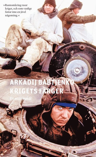 Cover for Arkadij Babtjenko · Krigets färger (Paperback Book) (2022)