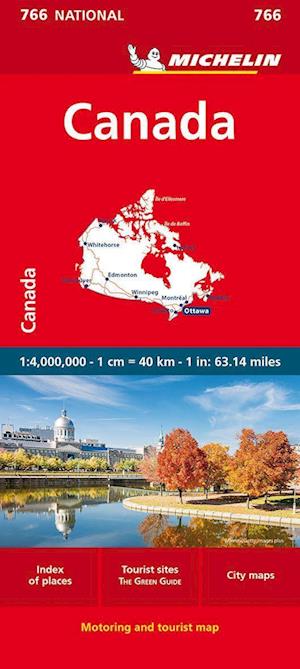 Cover for Michelin · Canada - Michelin National Map 766 (Map) [2nd edition] (2023)