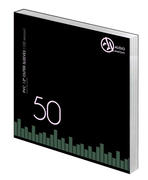 50 x 12" PVC Outer Sleeves (100 Micron) - Audio Anatomy - Musik - Audio Anatomy - 5906660083238 - 