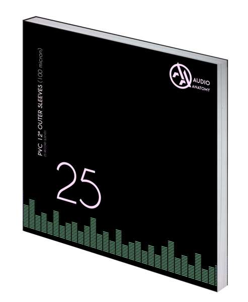 25 x 12" PVC Outer Sleeves (100 Micron) - Audio Anatomy - Musik - Audio Anatomy - 5906660083245 - 
