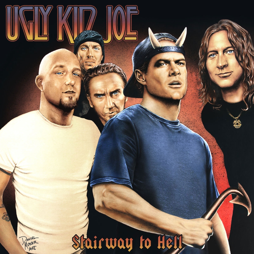 Агли кид. Агли КИД Джо. Ugly Kid Joe Band. Ugly Kid Joe Stairway to Hell. Рок группа ugly Kid Joe logo.